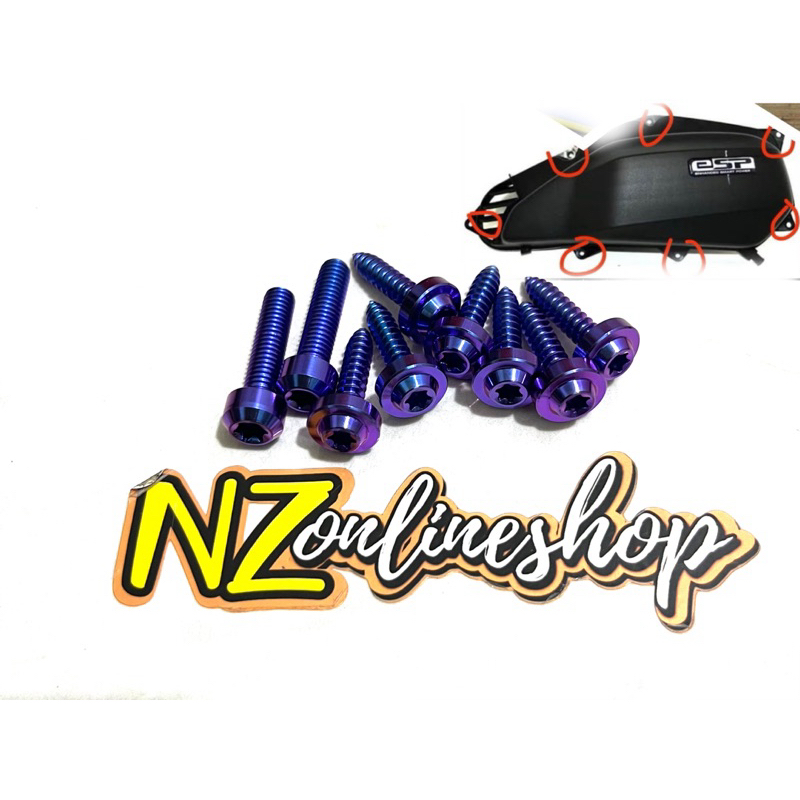 BAUT TITANIUM BOX FILTER VARIO 125 150 HARGA 9 BAUT