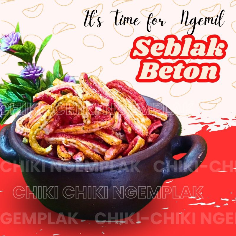 

Seblak Beton pedas snack chiki-chiki kiloan 100gr 200gr 500gr