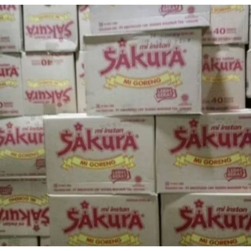 

Mie goreng sakura 1 dus isi 40