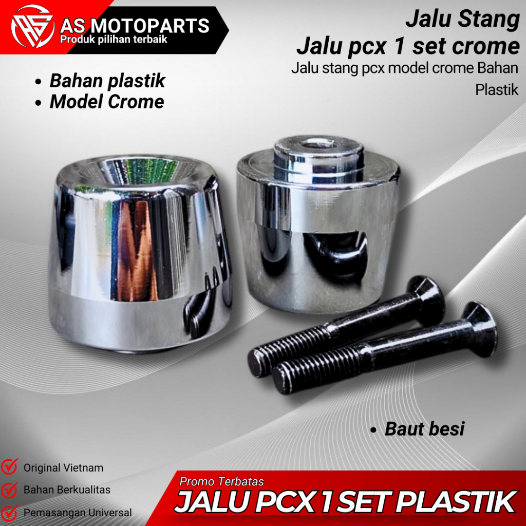 JALU PLASTIK JALU STANG PCX 1 SET WARNA CRUM JALU STANG MOTOR VARIO BEAT SCOOPY JALU BEAT DELUXE