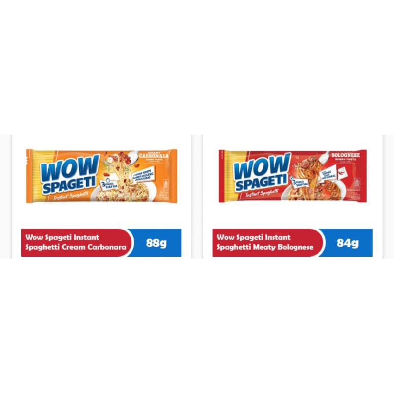 

wow spaghetti carbonara dan bolognese