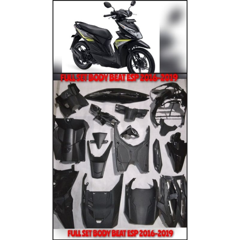 Komplit Set Body | Complete Set Cover Bodi | Ful Full set Cover Bodi Beat Street Eco Esp 2016 2017 2