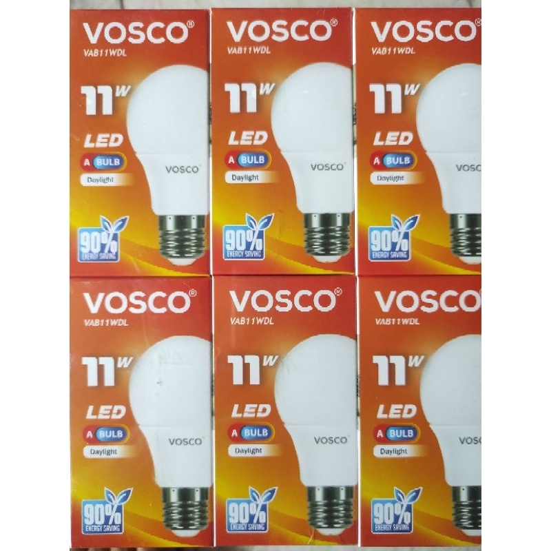 LAMPU LED VOSCO LED A BULB 11WATT BOHLAM LED VOSCO A BULB 11Watt
