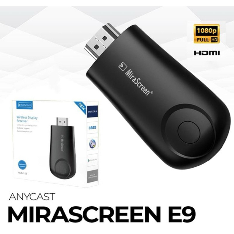MiraScreen E9 HD TV Stick Wireless Display Dongle 2.4G