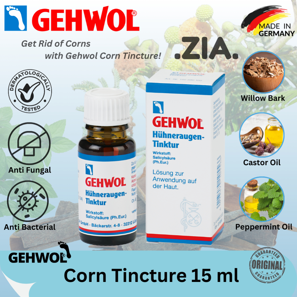 GEHWOL CORN SKIN TINCTURE KAPALAN MATA IKAN TETES KUTIL Made in GERMANY