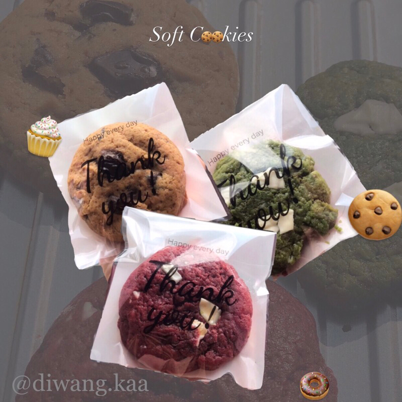 

Soft Cookies Baked (min. pembelian 3)