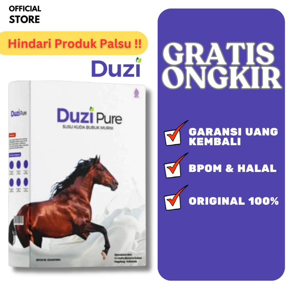 

PROMO Duzi Pure Diskon Susu Kuda Lombok Ori Bubuk Original Promo Membantu Kesehatan Tulang Sendi