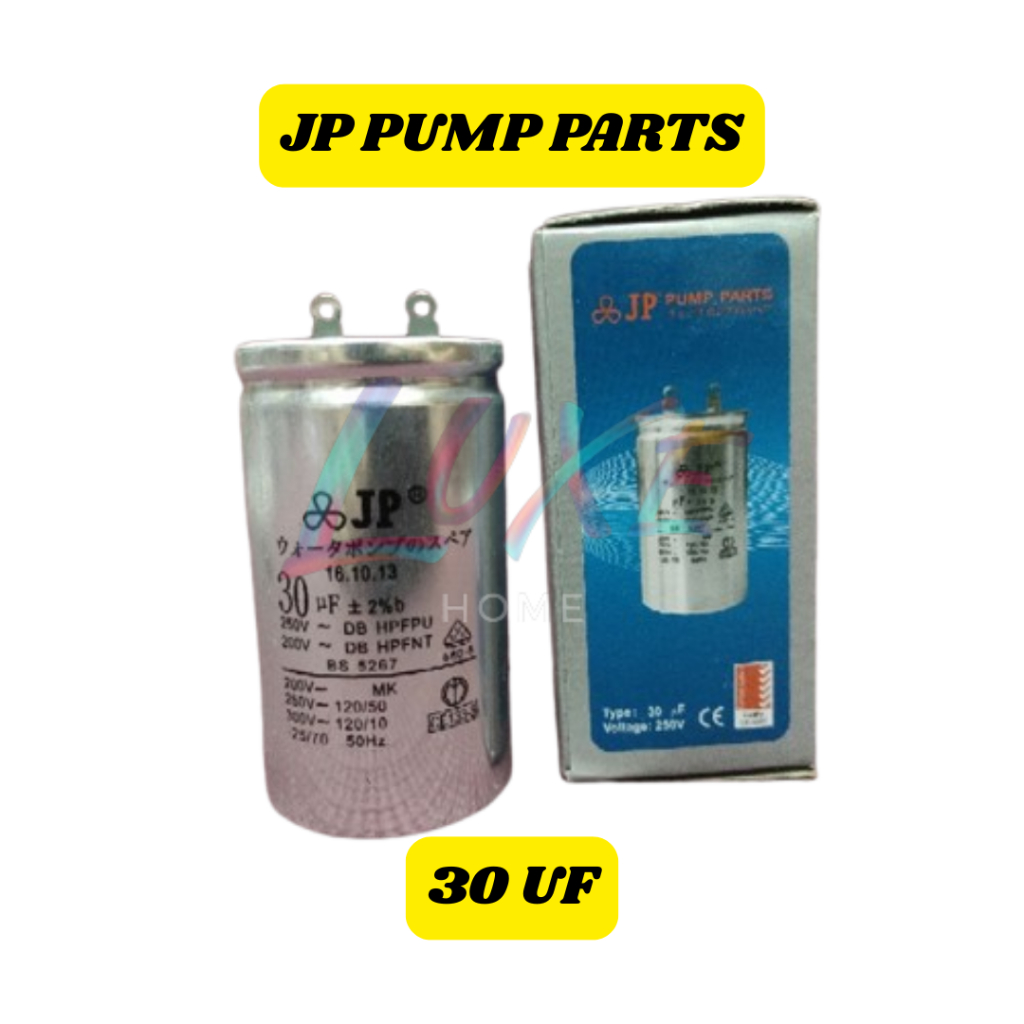 Kapasitor Pompa Air JP Pump Parts 30 uf 250 V