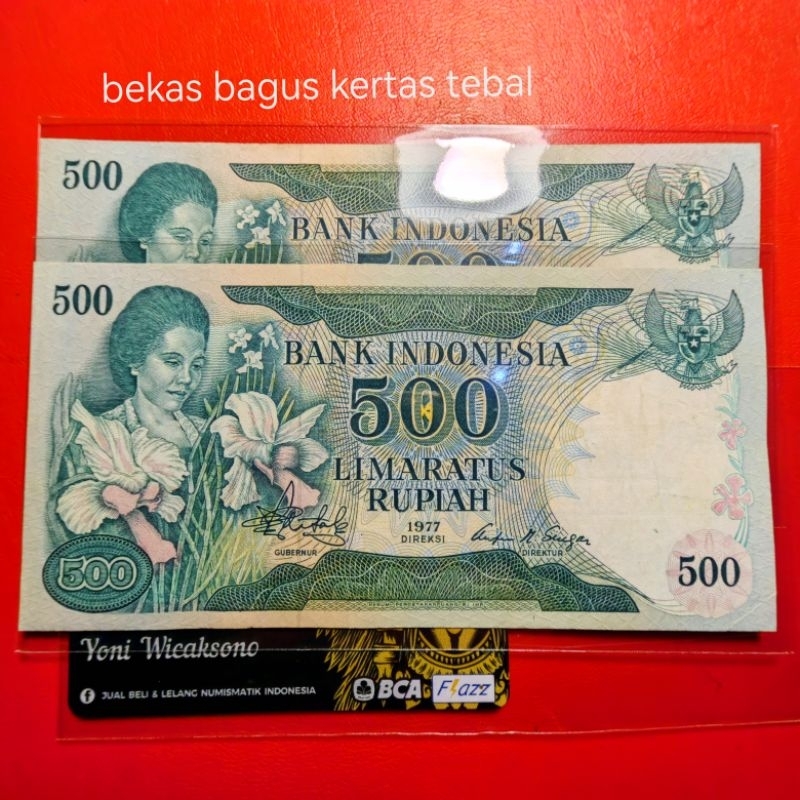 500 rupiah ibu konde tahun 1977
