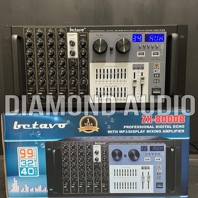 power amplifier betavo zx8000b original bluetooth ZX 8000B