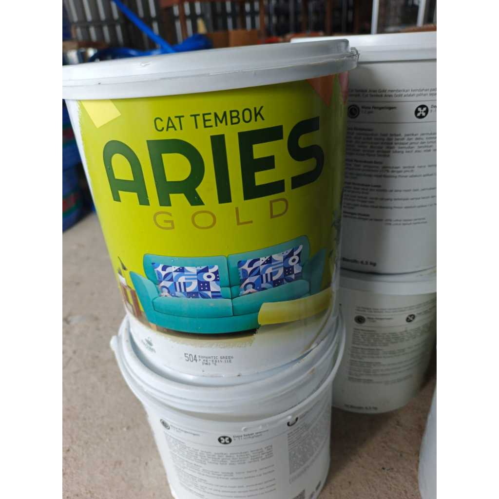 CAT TEMBOK CAT DINDING ARIES GOLD ARIES BLING 4,5KG