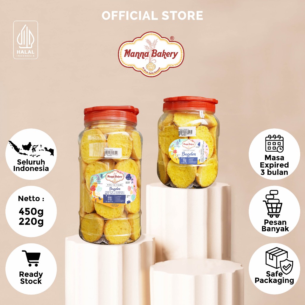 

Bagelan Oleh Oleh khas Jogja/ Bagelan /roti kering lebaran/kue kering lebaran/ camilan lebaran/ hampers lebaran