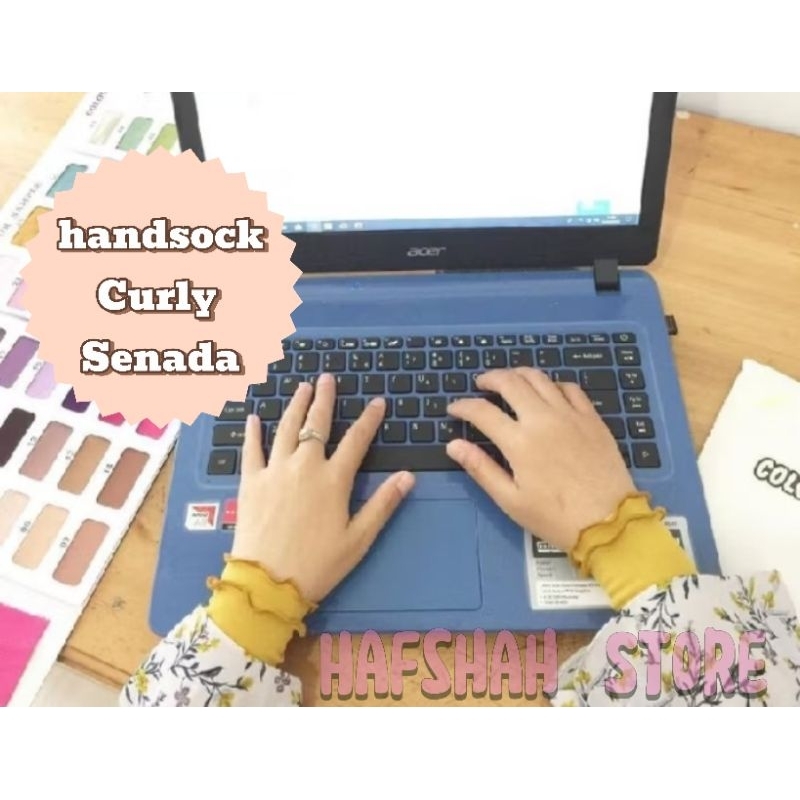 Handsock Curly 2 warna Senada