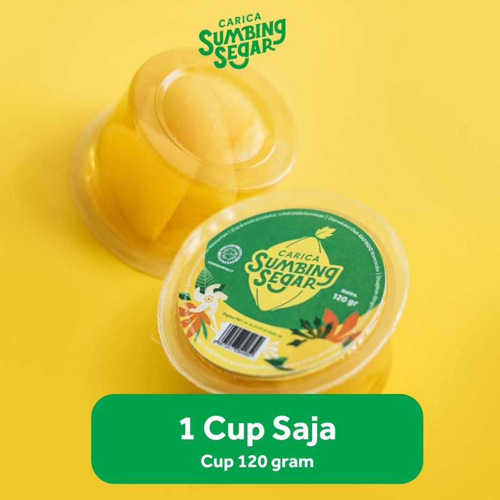 

Sumbing Segar Carica 1 Cup Isi 120 gram