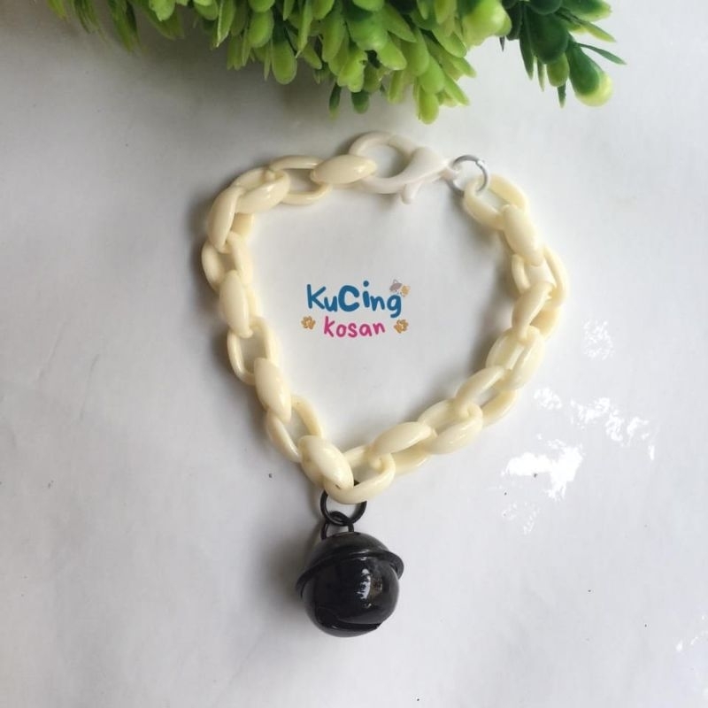 KALUNG KUCING RANTAI GAUL LONCENG 22 MM | KALUNG KUCING RANTAI WARNA WARNI | KALUNG KUCING LUCU | KA