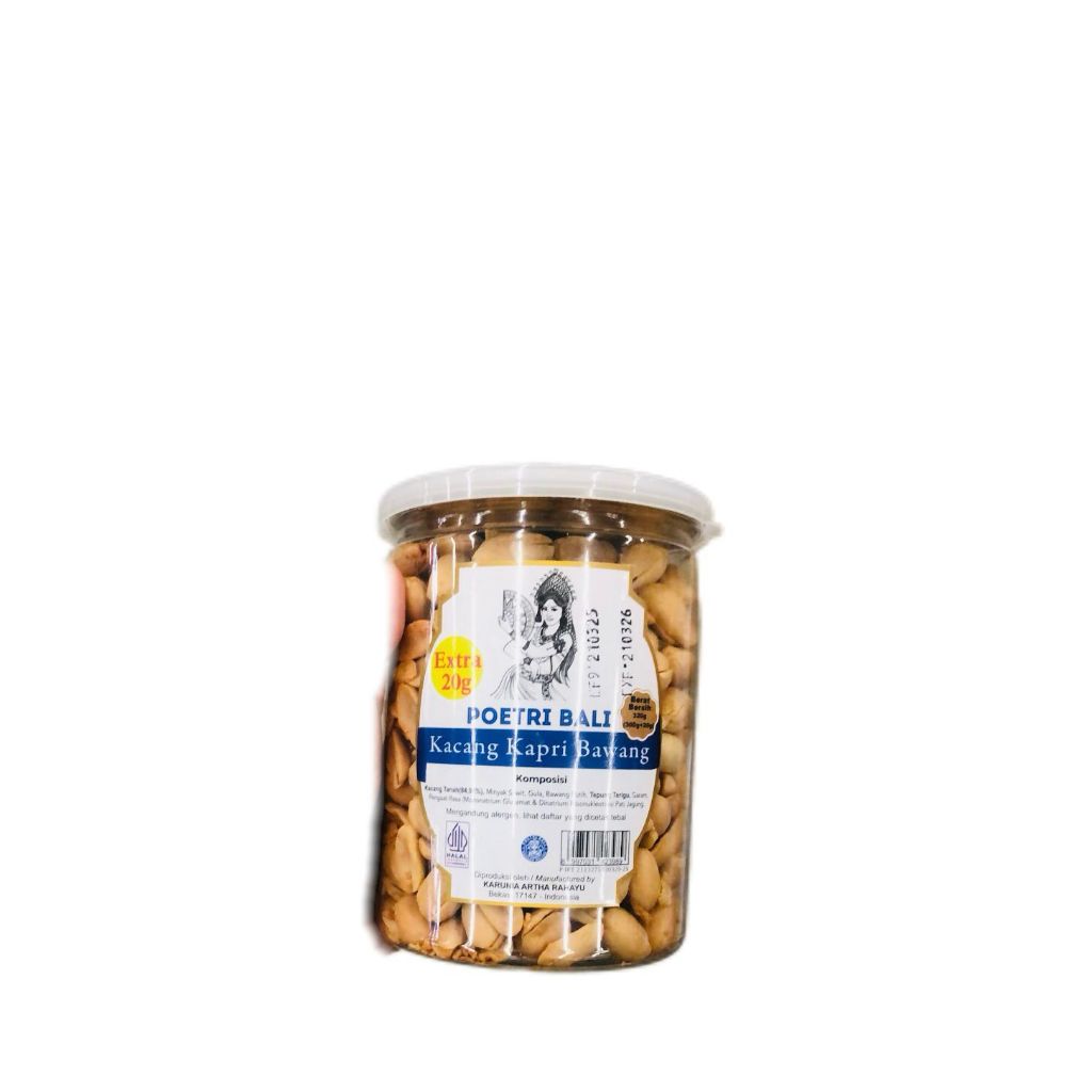 

Poetri Bali Kacang Kapri Bawang petcan 320gr