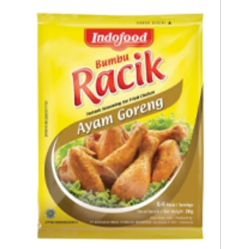 

Indofood Bumbu Racik Ayam Goreng 1 renteng isi 10 bungkus