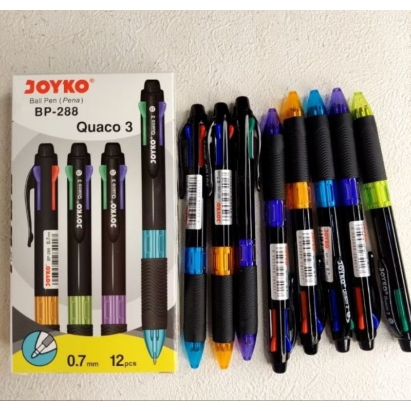 

Pulpen Joyko Warna Warni Pulpen Warna 6 Warna Pulpen Merah Biru