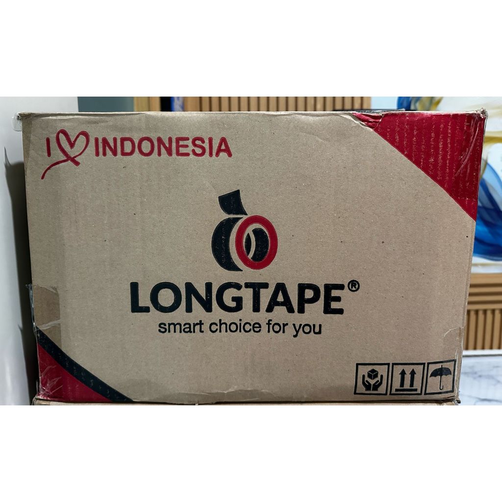 

LONGTAPE Lakban bening 80,90,100yard isi 1 DUS