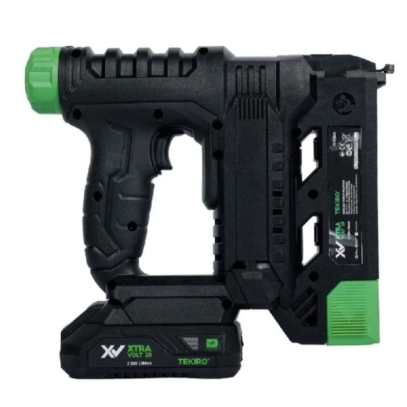 

TEKIRO CD-SN2072 CORDLESS STAPLER NAILER GUN XV 20 V MESIN TEMBAK PAKU