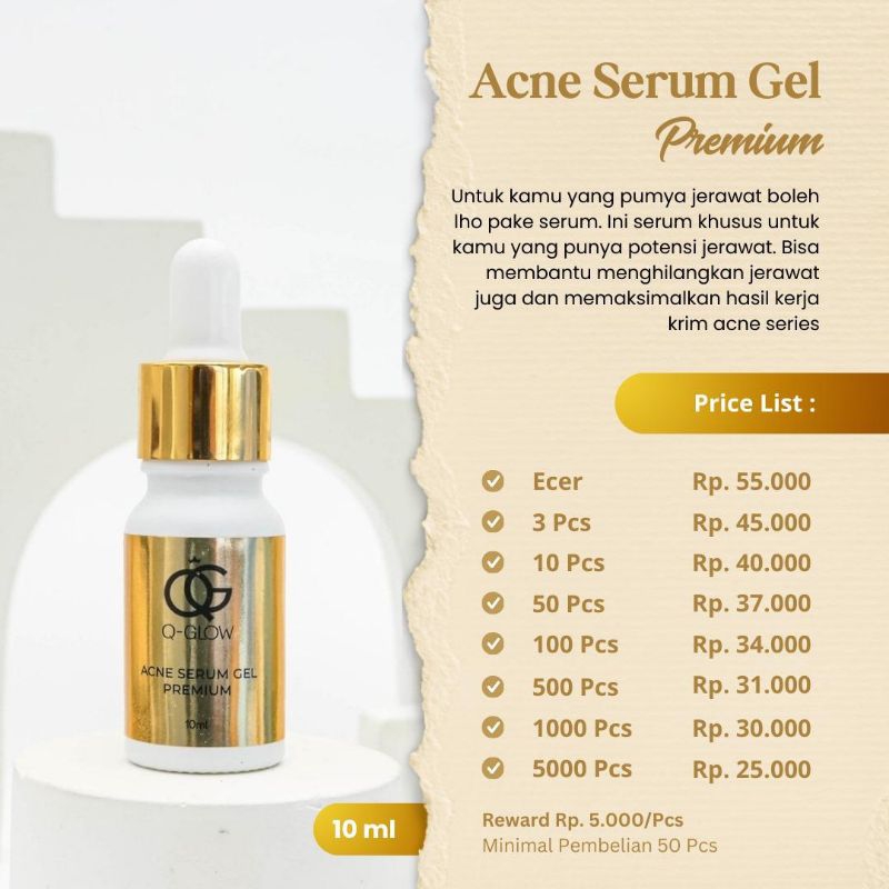 Q GLOW SERUM ACNE