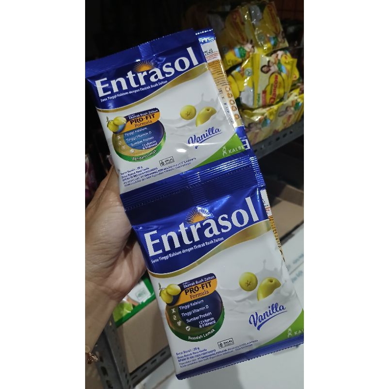 

entrasol susu tinggi kalsium ekstrak buah zaitun 20gram rtg 10pcs