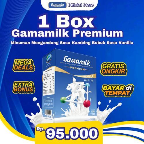 

GAMAMILK PREMIUM - (1 BOX) Minuman Mengandung Susu Bubuk Rasa Vanilla