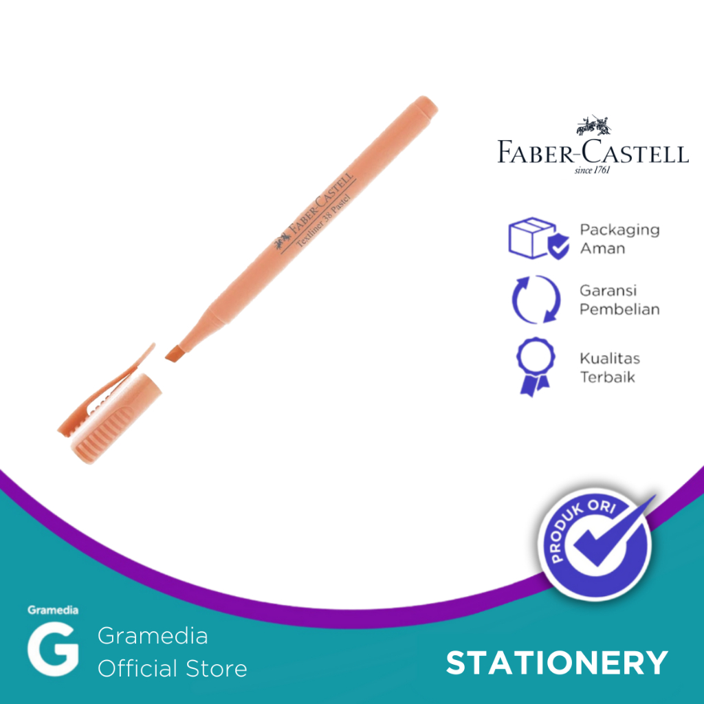 

Faber Castell Texliner 38 Pastell Coral