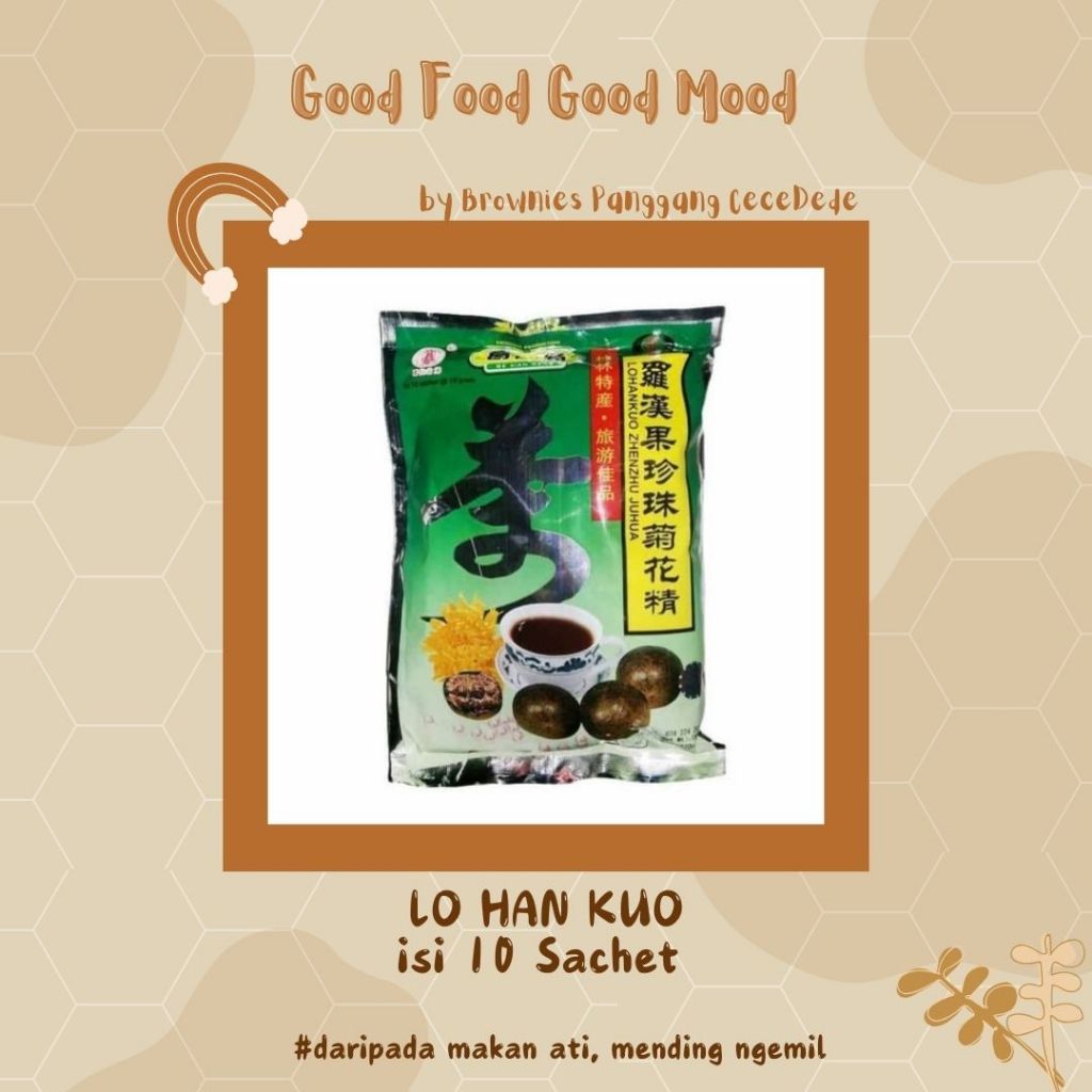 

Lo Han Kuo Zhen Zu isi 10'S - Lohankuo ZhenZhu Minuman Pereda Panas Dalam / Lo Han Kuo