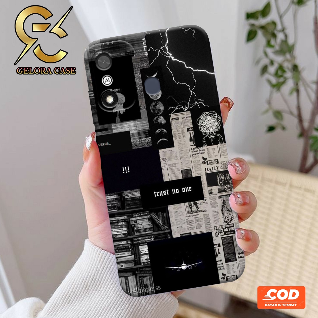 Softcase ITEL A27 4G - Geloracase - Casing ITEL A27 4G  - Motif case Aesthetic - ITEL - Softcase ITE