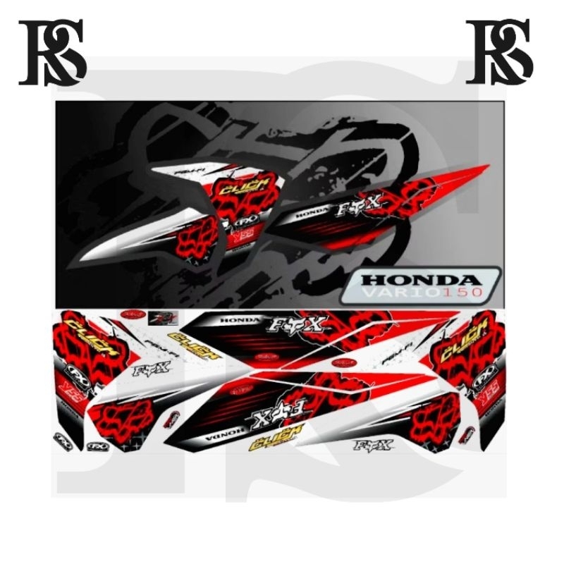 RIZKI_STICKER JUAL STRIPING HONDA VARIO 150 SF VARIASI STIKER MODIFIKASI