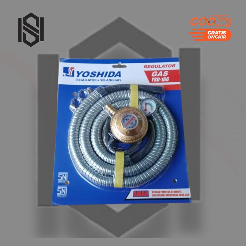 REGULATOR + SELANG GAS YOSHIDA
