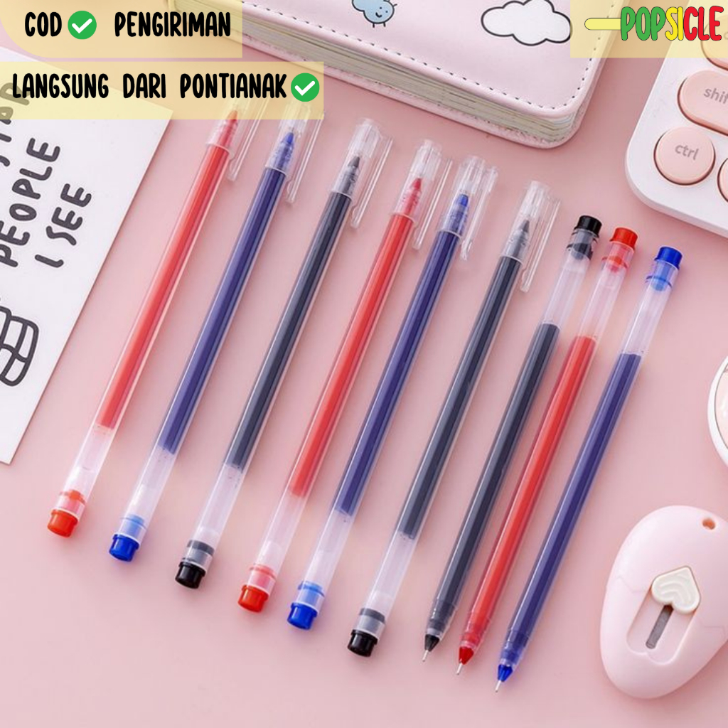 

Pulpen Narita Gel 0.5mm Snap & Go Gel Pen Gel Standard V-16 Bitoon Pena Ukuran 0.5mm