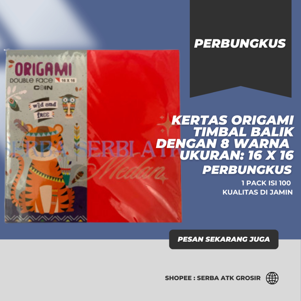 

KERTAS ORIGAMI QUALITAS SUPER TIMBAL BALIK