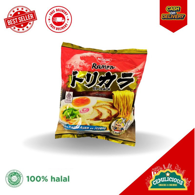 

Nissin Ramen Torikara Kaldu Ayam 100gr Mie Instan Sedap