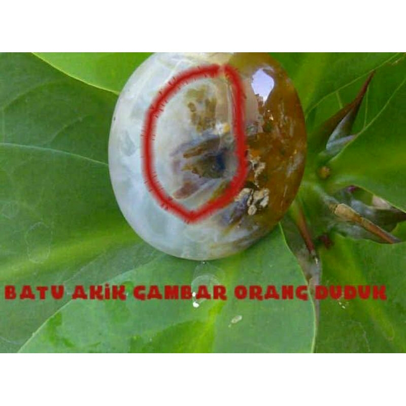 batu akik bergambar asli