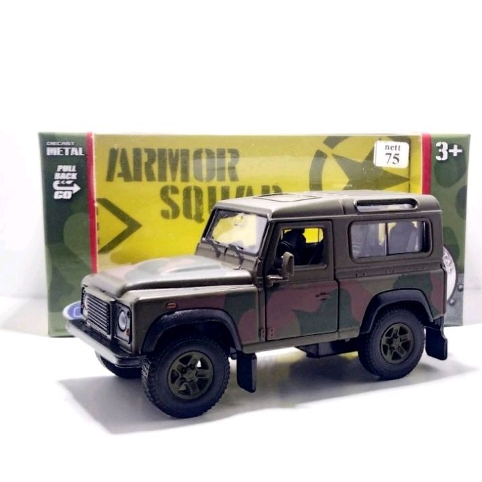 Welly diecast Land Rover Defender Army