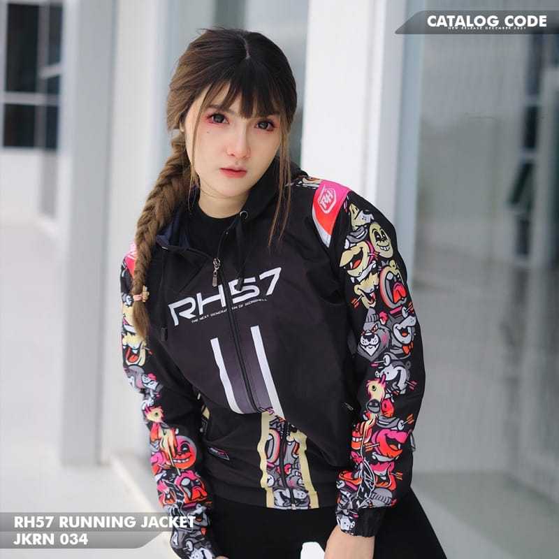 Jaket Racing Running Jacket RH57 JKRN 034 Pria dan Wanita