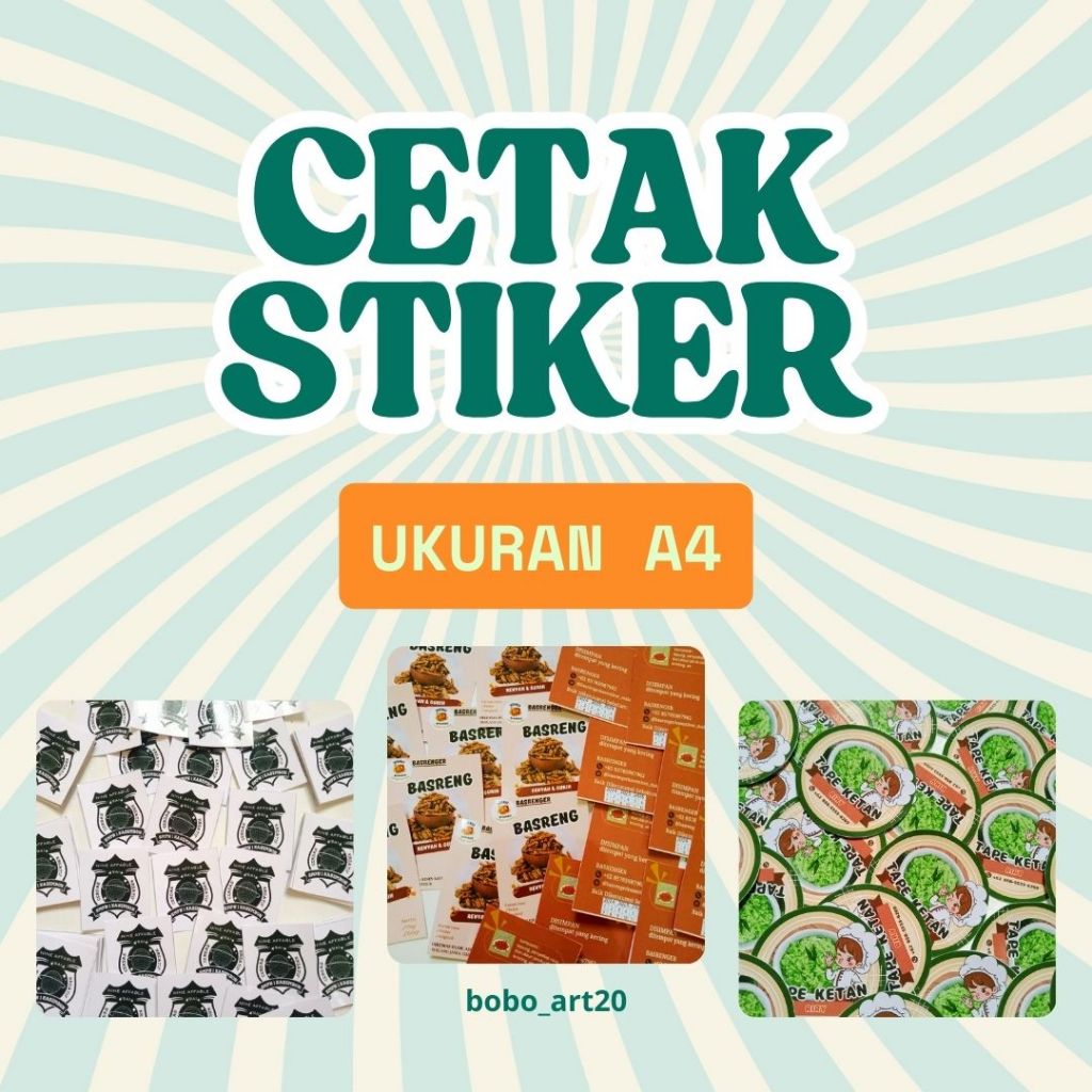 

STIKER | CETAK STIKER | STIKER POTONG