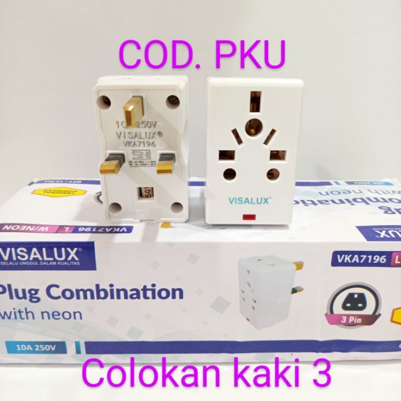 COLOKAN KAKI 3 VISALUX /STEKER TRAVELING