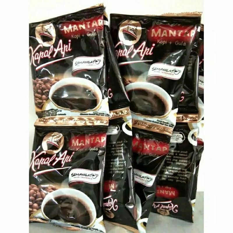 

Kapal api mantap + gula 1schet