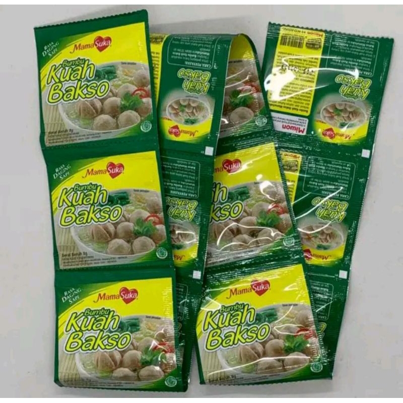 

bumbu bakso kuah bakso mamasuka 1 renceng isi 12pcs instan
