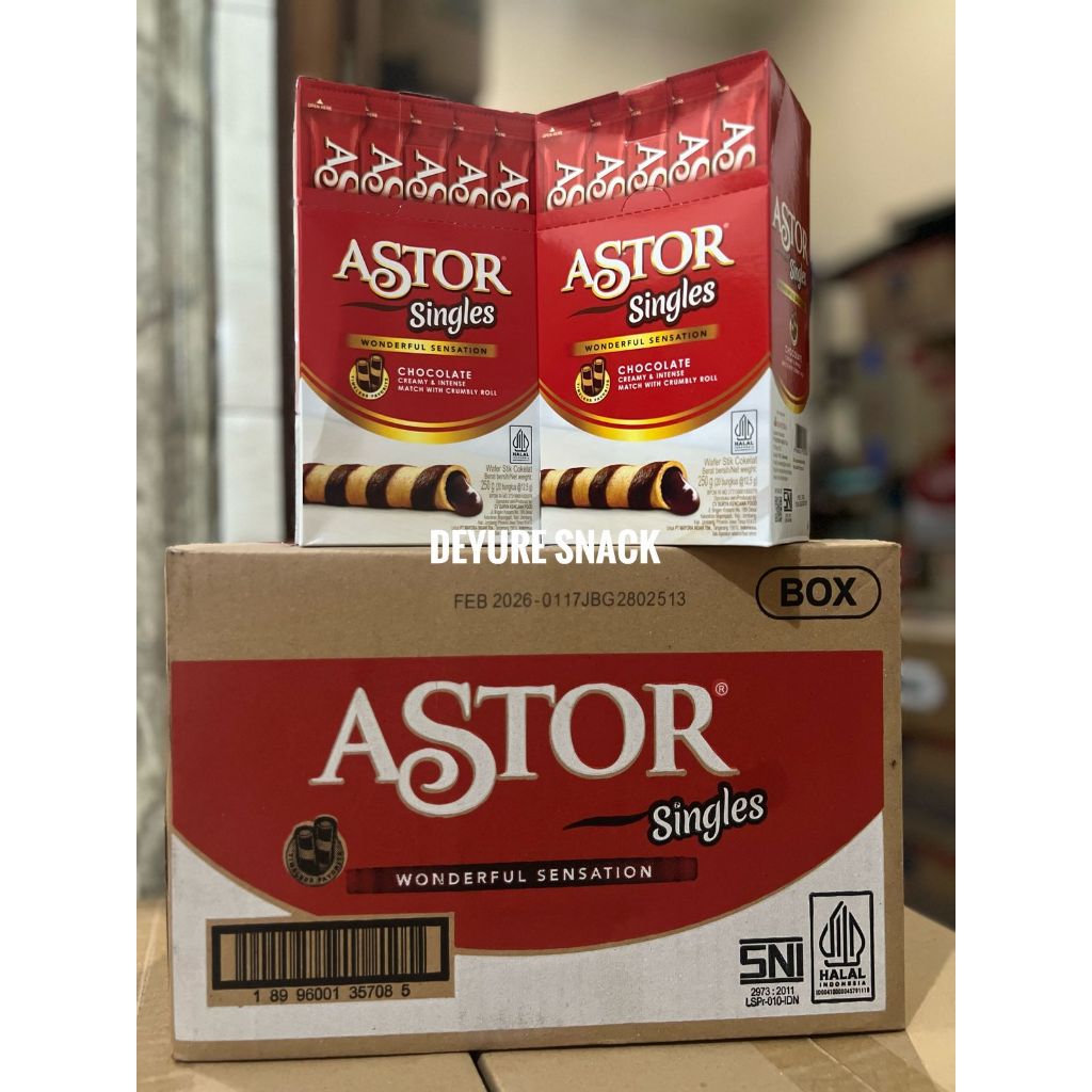

Astor singles 1 dus karton isi 8 box