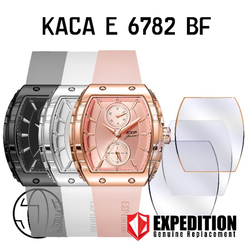 KACA JAM TANGAN EXPEDITION ORIGINAL E6782BF E 6782 BF WANITA E6782 6782BF