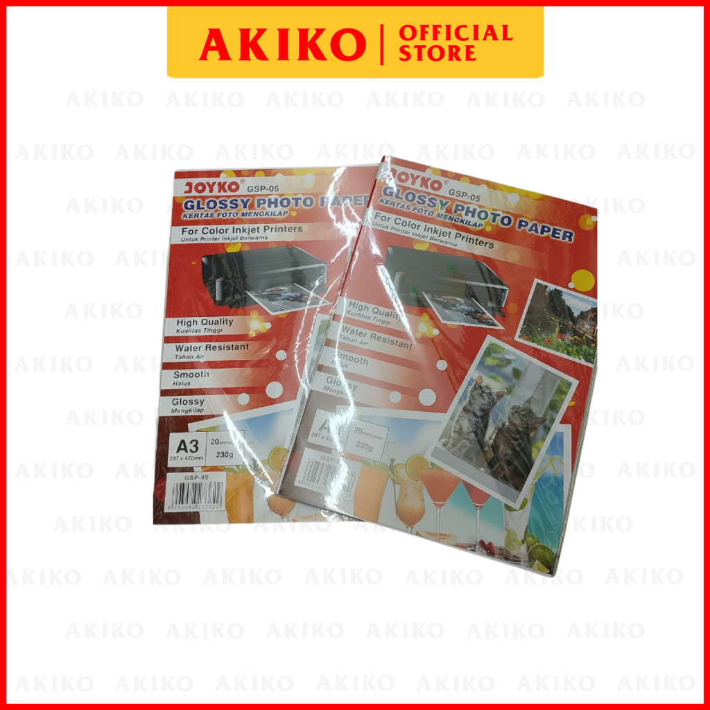 

KERTAS GLOSSY JOYKO GSP-05-230(25)