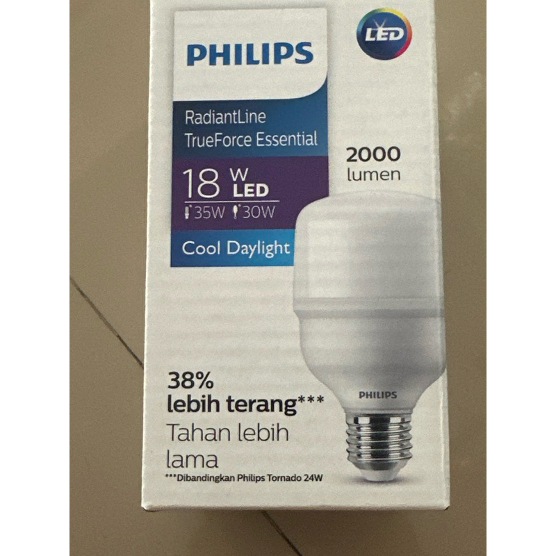 Lampu Led Philips 18watt 18 watt Essential Trueforce led