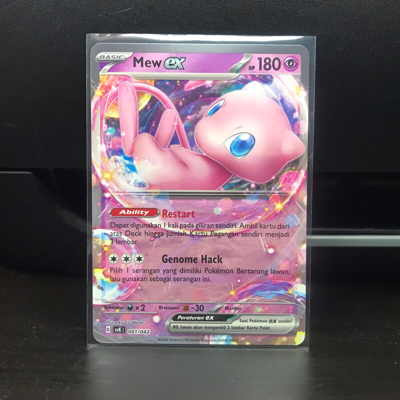 Mew EX kartu Pokemon Bimbingan Rasi