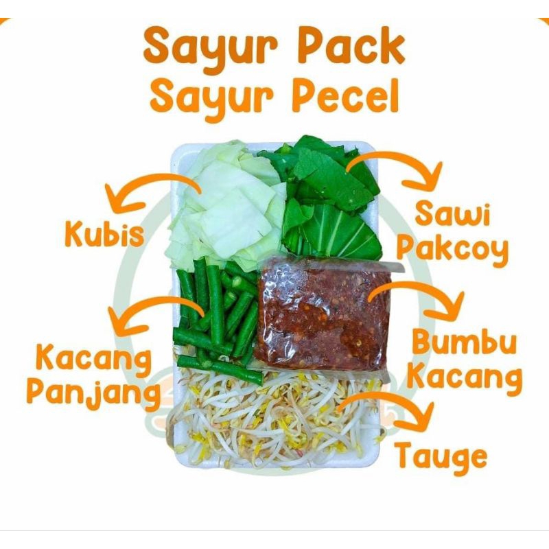 

KIRIM INSTAN Paket Sayur Potong Pecel / Sayur Pecel Pack