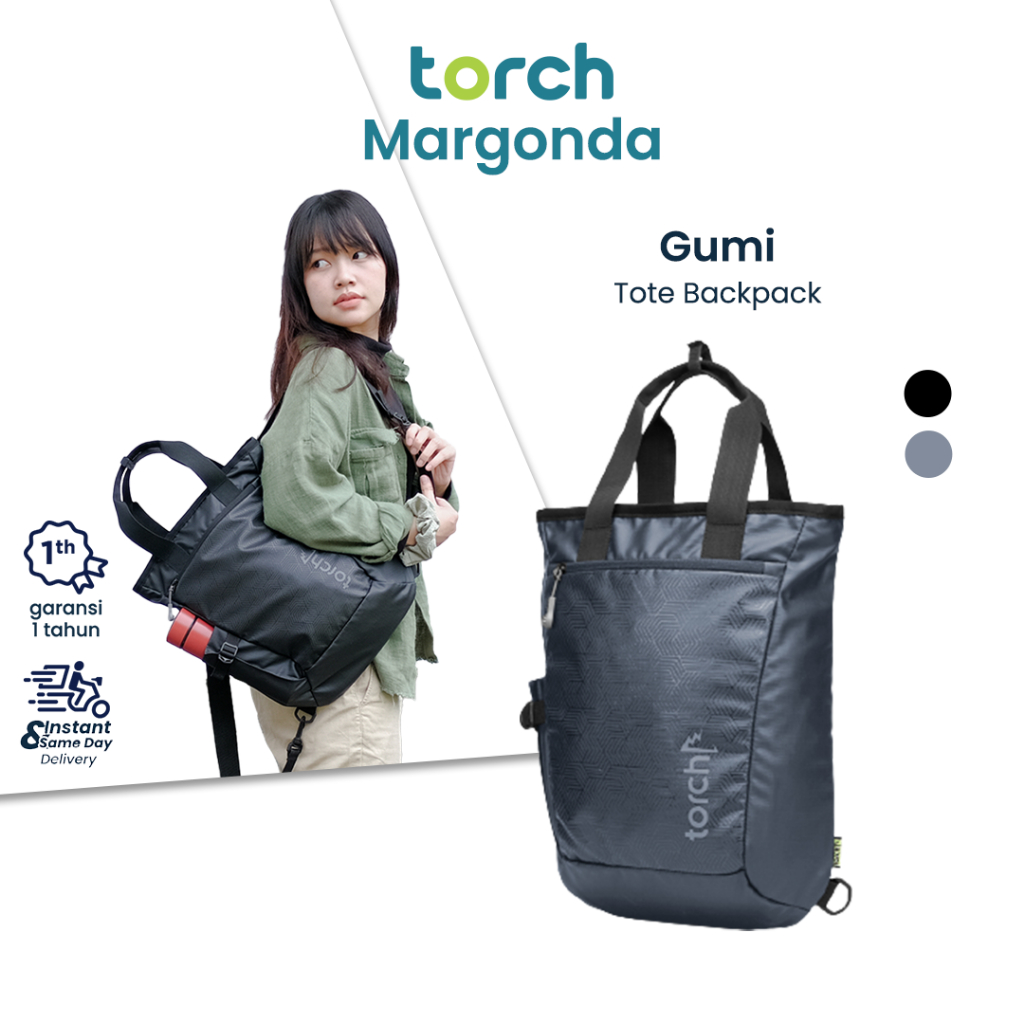TORCH Tas Ransel Punggung Laptop Pria Wanita - Gumi