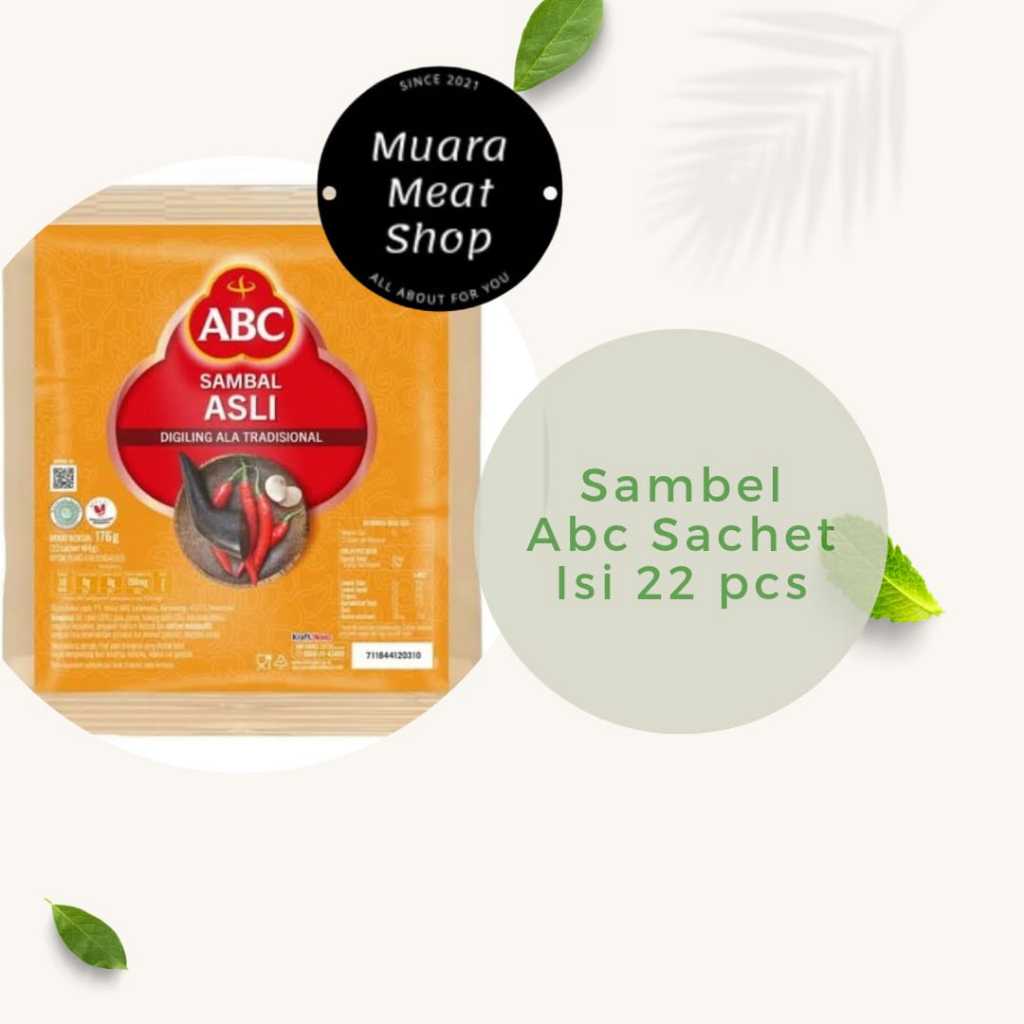

ABC STICK SAMBAL ASLI (ISI 22 SACHET X 8GR) / Sambel ABC Sachet Bandung